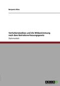Verhaltenskodizes und die Mitbestimmung nach dem Betriebsverfassungsgesetz