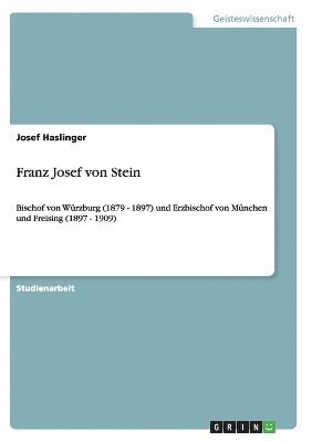 Josef Haslinger - Franz Josef von Stein, Häftad