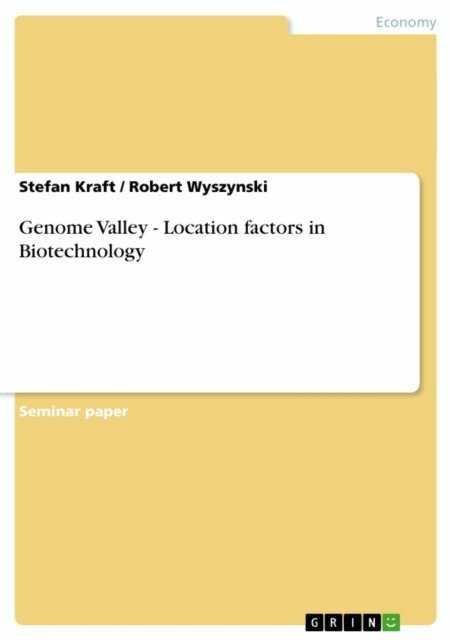 Robert Wyszynski, Stefan Kraft - Genome Valley - Location factors in Biotechnology, E-bok. Tillgänglighet: Lägg i varukorg