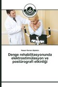 Denge rehabilitasyonunda elektrostimulasyon ve posturografi etkinli&#287;i