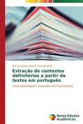 Extrao de contextos definitrios a partir de textos em portugus