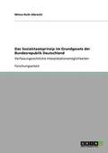 Sozialstaatsprinzip im Grundgesetz der Bundesrepublik Deutschland