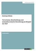 Terrorismus. Beschreibung und systemtheoretische Einordnung der RAF