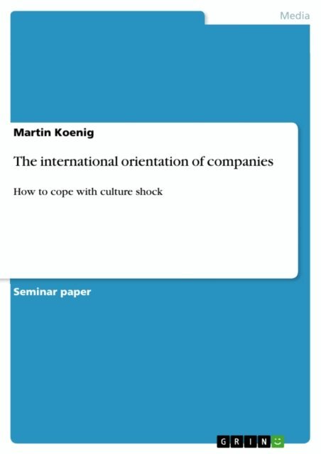 Martin Koenig - international orientation of companies, E-bok