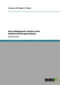 Eine p�dagogische Analyse eines Diabetesschulungskonzeptes