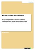 Marketing Below-the-line. Guerilla-, Ambush- und Empfehlungsmarketing