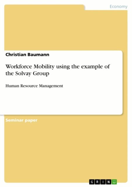 Christian Baumann - Workforce Mobility using the example of the Solvay Group, E-bok