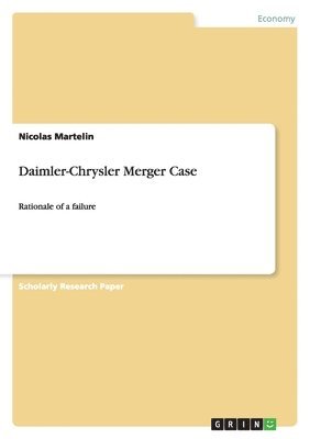 Nicolas Martelin - Daimler-Chrysler Merger Case, Häftad