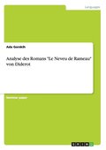 Analyse Des Romans  Le Neveu De Rameau
