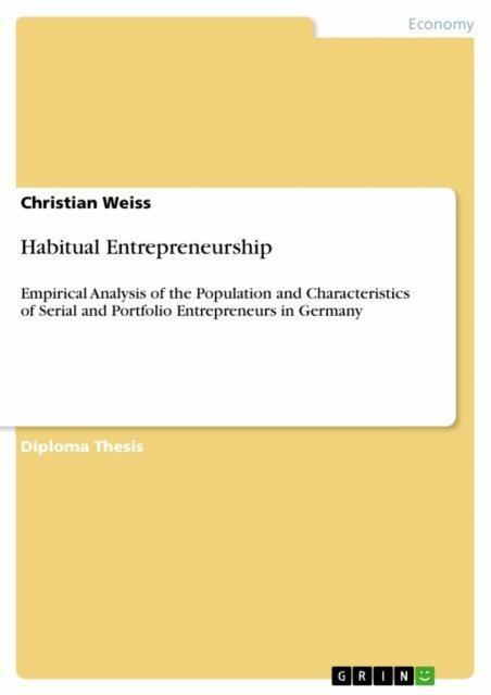 Christian Weiss - Habitual Entrepreneurship, E-bok
