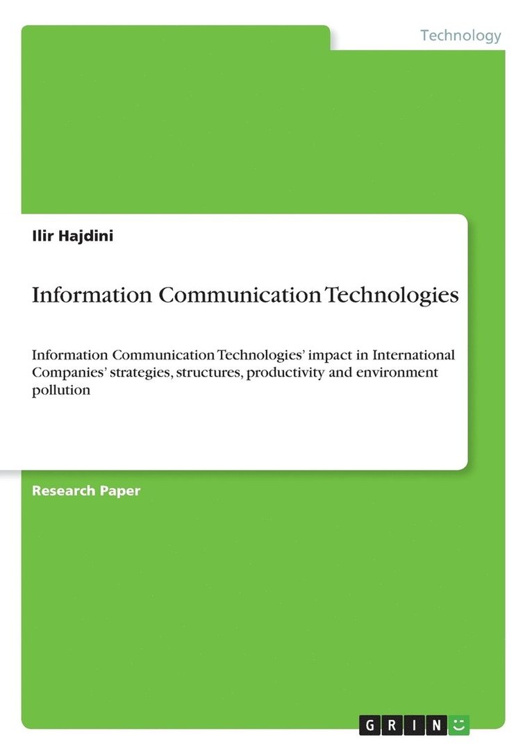 Ilir Hajdini - Information Communication Technologies, Häftad. Tillgänglighet: Lägg i varukorg