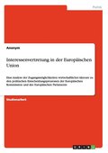 Interessenvertretung in der Europ�ischen Union
