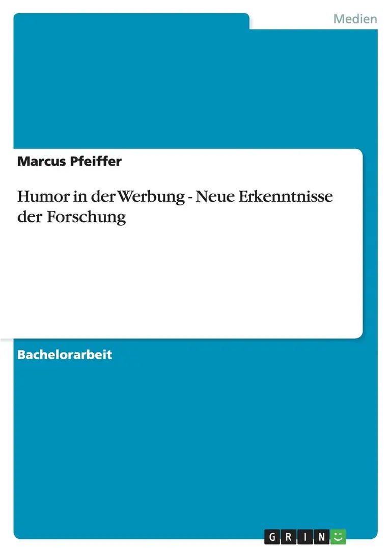 Marcus Pfeiffer - Humor in der Werbung - Neue Erkenntnisse der Forschung, Häftad. Tillgänglighet: Lägg i varukorg