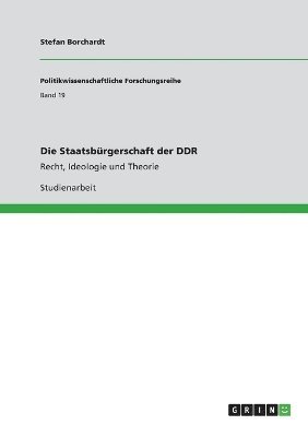 Staatsbürgerschaft der DDR