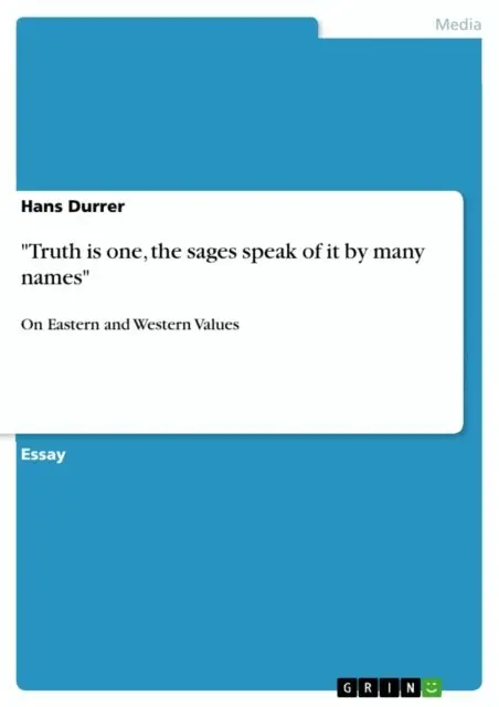 Hans Durrer - &quote;Truth is one, the sages speak of it by many names&quote;, E-bok. Tillgänglighet: Lägg i varukorg