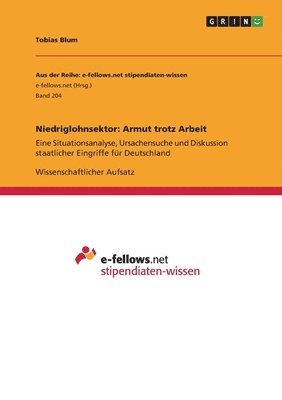 Tobias Blum - Niedriglohnsektor, Häftad
