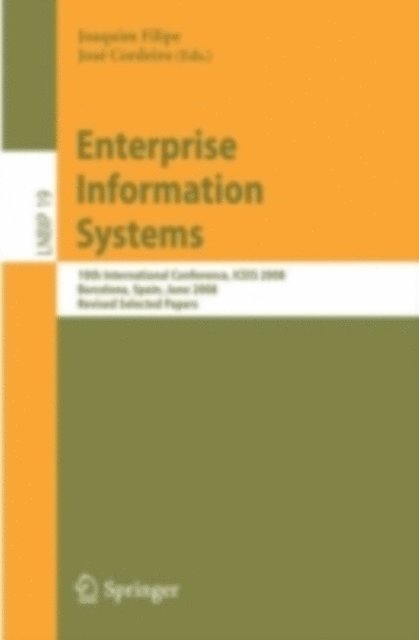Jose Cordeiro, Joaquim Filipe - Enterprise Information Systems, E-bok