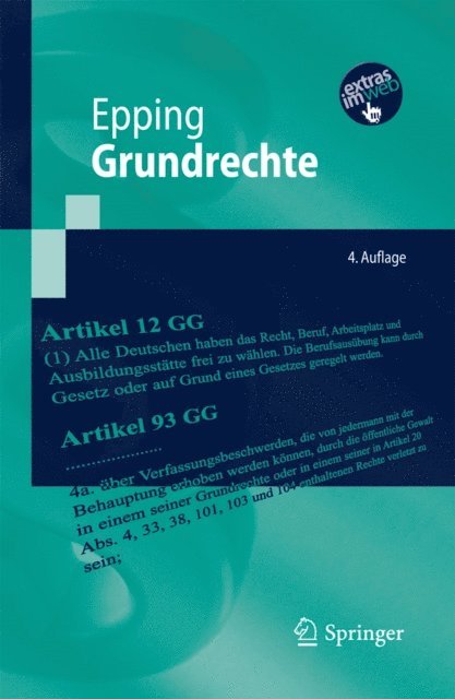 Volker Epping - Grundrechte, E-bok