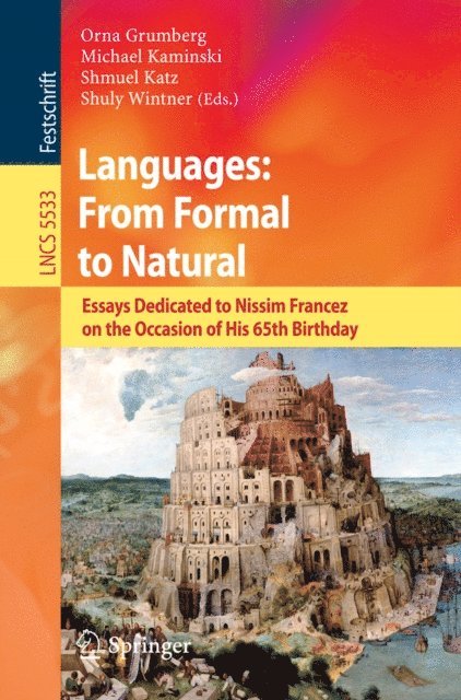 Shuly Wintner, Shmuel Katz, Michael Kaminski, Orna Grumberg - Languages: From Formal to Natural, E-bok
