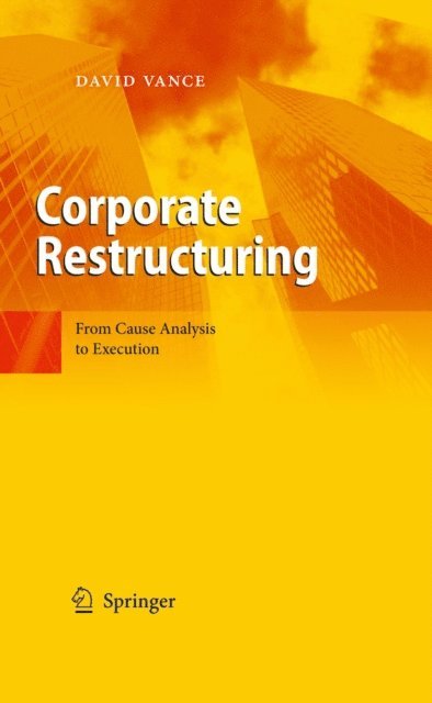 David Vance - Corporate Restructuring, E-bok