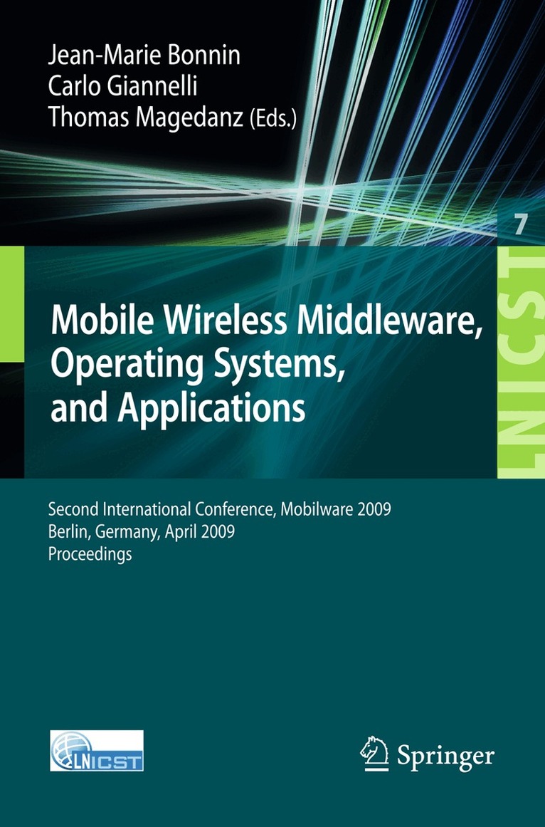 Jean-Marie Bonnin - Mobile Wireless Middleware, Häftad. Tillgänglighet: Lägg i varukorg