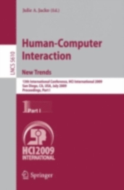 Julie A. Jacko - Human-Computer Interaction. New Trends, E-bok