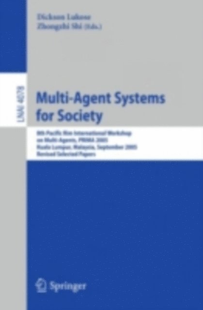 Dickson Lukose - Multi-Agent Systems for Society, E-bok