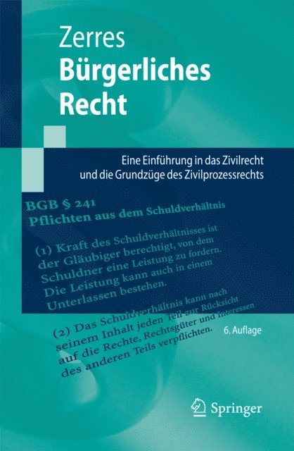 Thomas Zerres - Bürgerliches Recht, E-bok