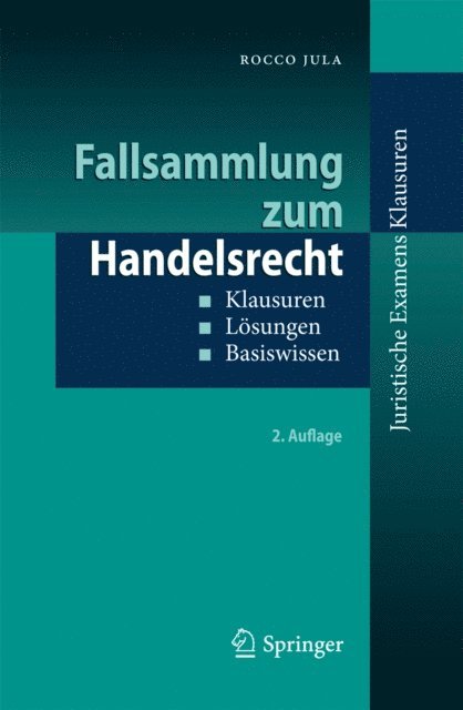 Rocco Jula - Fallsammlung zum Handelsrecht, E-bok