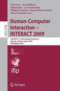 Human-Computer Interaction - INTERACT 2009