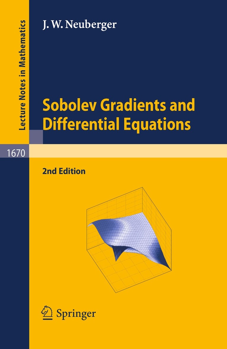 john neuberger - Sobolev Gradients and Differential Equations, Häftad. Tillgänglighet: Lägg i varukorg
