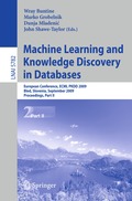 Machine Learning and Knowledge Discovery in Databases