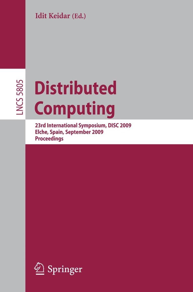 Idit Keidar - Distributed Computing, Häftad
