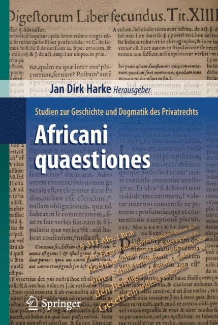 Jan Dirk Harke - Africani quaestiones, E-bok