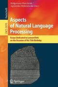 Aspects of Natural Language Processing