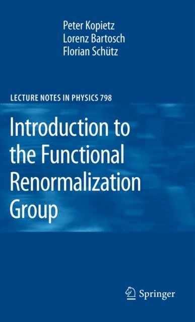 Florian Schutz, Lorenz Bartosch, Peter Kopietz - Introduction to the Functional Renormalization Group, E-bok