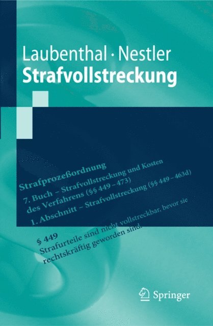 Nina Nestler, Klaus Laubenthal - Strafvollstreckung, E-bok