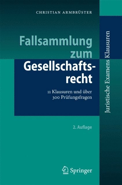Christian Armbruster - Fallsammlung zum Gesellschaftsrecht, E-bok