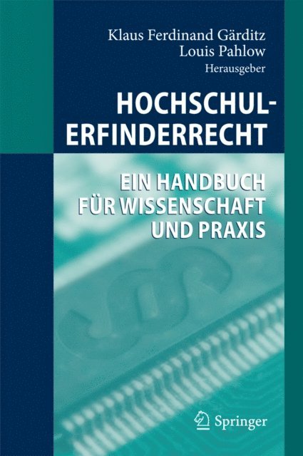 Louis Pahlow, Klaus Ferdinand Garditz - Hochschulerfinderrecht, E-bok