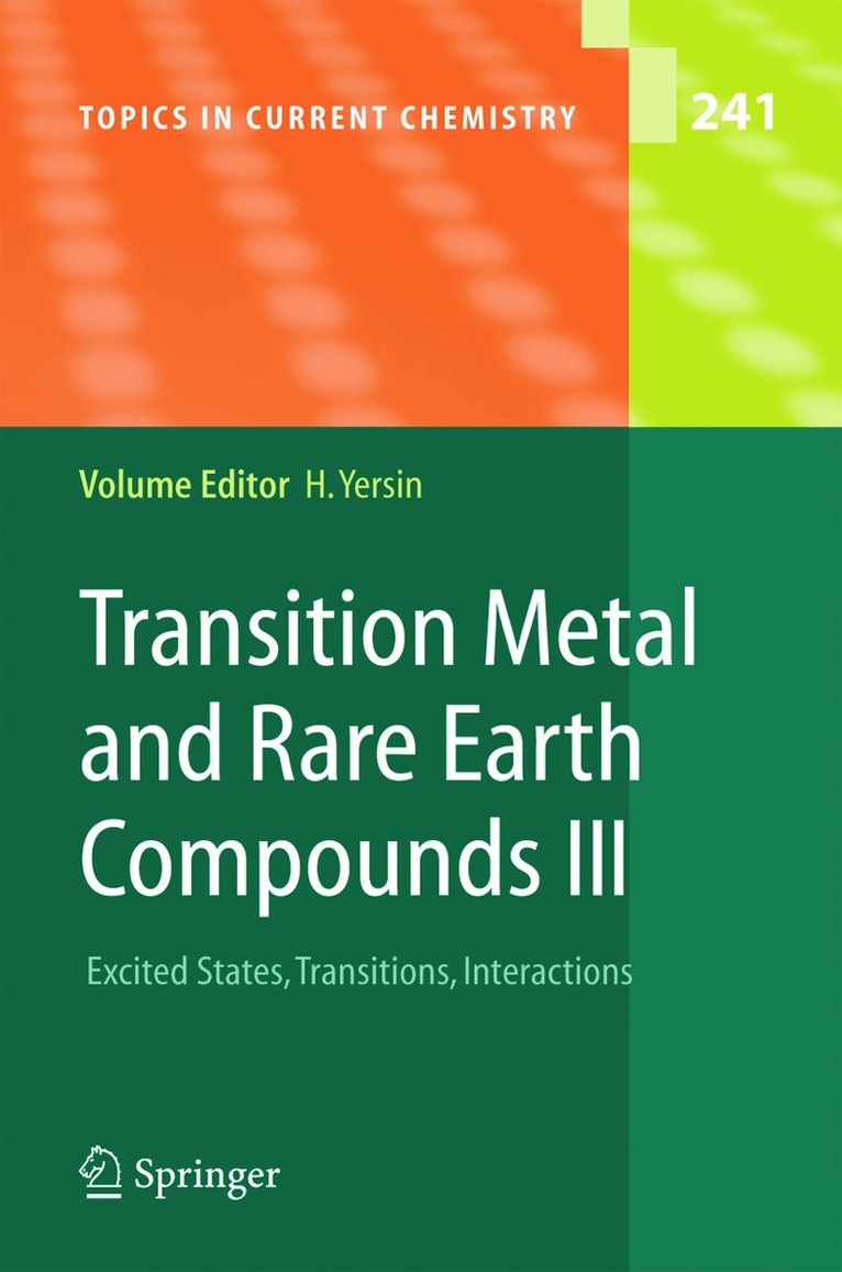 Hartmut Yersin - Transition Metal and Rare Earth Compounds III, Häftad