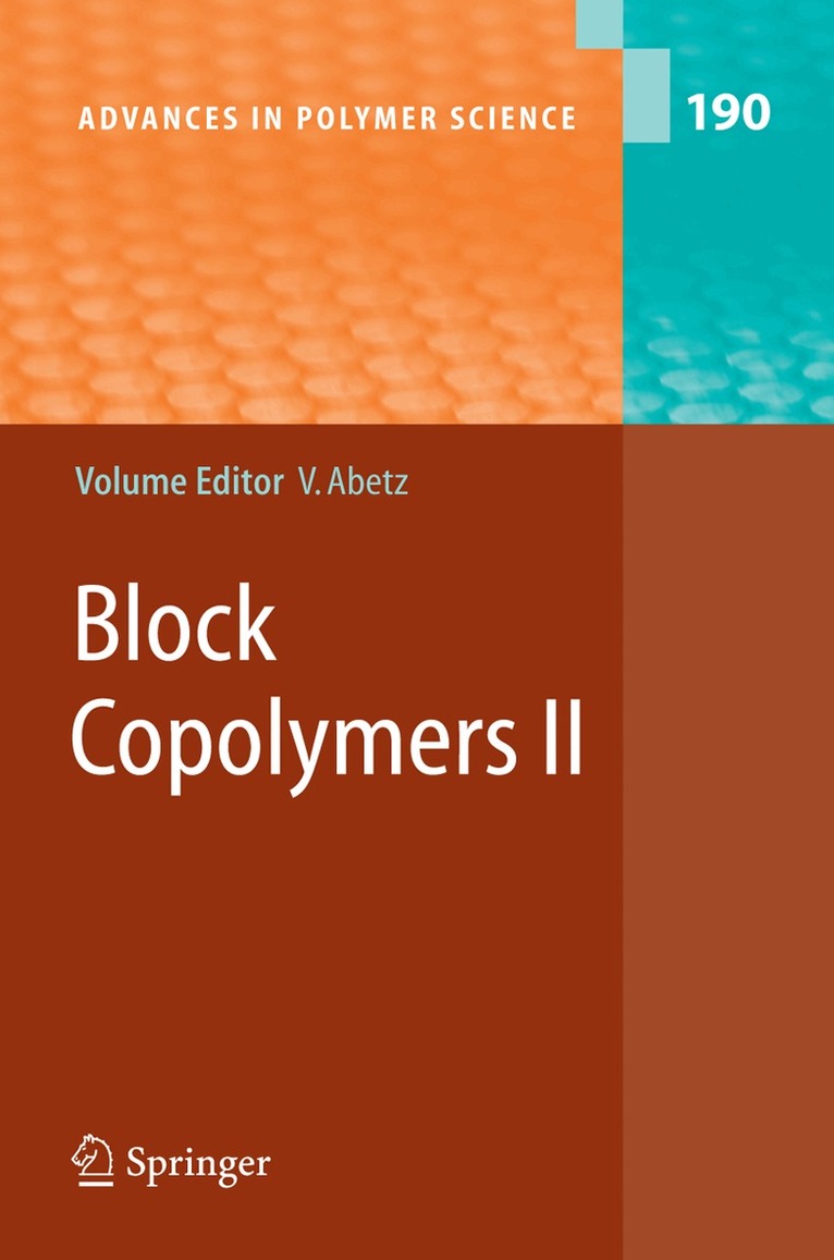 Volker Abetz - Block Copolymers II, Häftad. Tillgänglighet: Lägg i varukorg