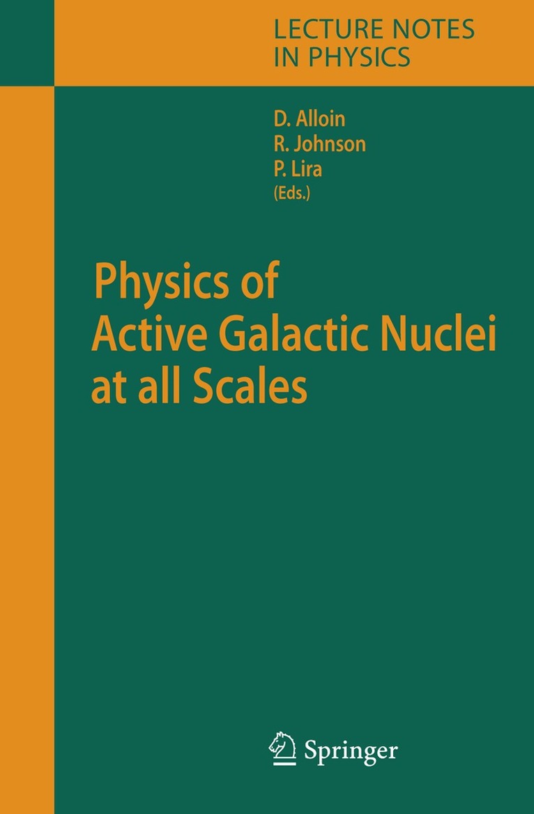 Danielle Alloin, Rachel Johnson, Paulina Lira - Physics of Active Galactic Nuclei at all Scales, Häftad