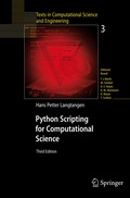 Python Scripting for Computational Science