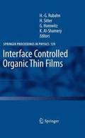 Interface Controlled Organic Thin Films