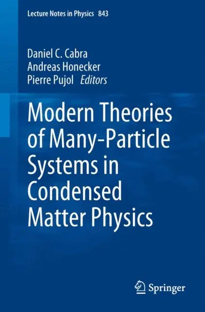 Pierre Pujol, Andreas Honecker, Daniel C. Cabra - Modern Theories of Many-Particle Systems in Condensed Matter Physics, E-bok. Tillgänglighet: Lägg i varukorg