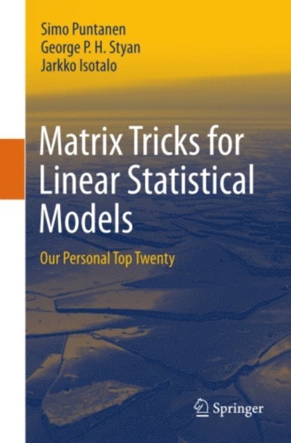 Jarkko Isotalo, George P. H. Styan, Simo Puntanen - Matrix Tricks for Linear Statistical Models, E-bok