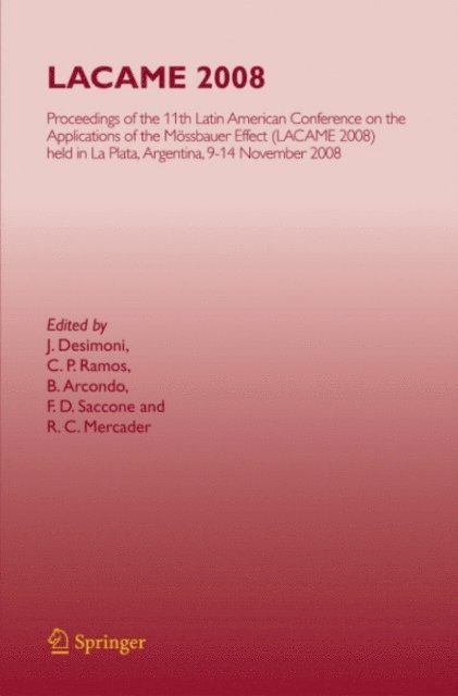 R.C. Mercader, F. D. Saccone, Bibiana Arcondo, C. P. Ramos, J. Desimoni - LACAME 2008, E-bok
