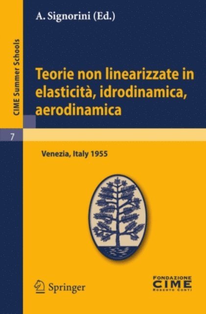 A. Signorini - Teorie non linearizzate in elasticità, idrodinamica e aerodinamica, E-bok