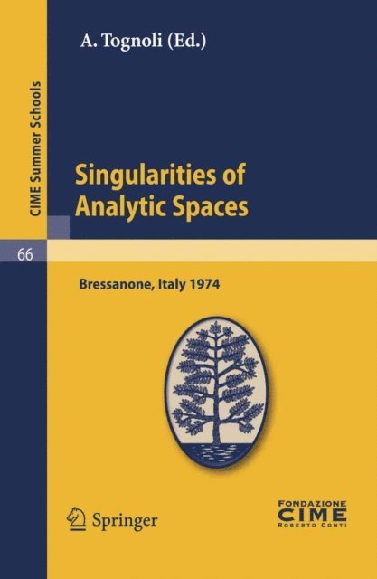 A. Tognoli - Singularities of Analytic Spaces, E-bok
