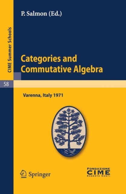P. Salmon - Categories and Commutative Algebra, E-bok